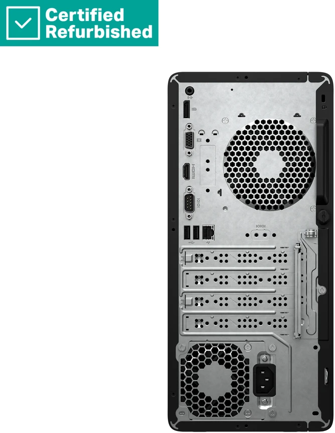 Stacionarus kompiuteris Hewlett Packard (HP) RENEW GOLD HP Pro 290 G9 Tower - i3-14100, 8GB, 512GB SSD, USB Mouse, DOS, 1 metai