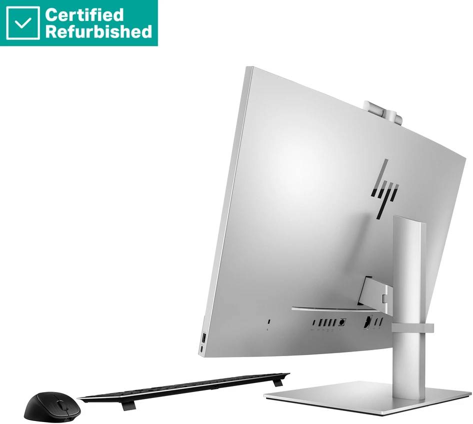 Hewlett Packard (HP) RENEW Sidabrinis HP Elite 870 G9 AIO All-In-One 27 - i7-14700, 16GB, 512GB SSD, 27 FHD Non-Touch AG, Height Adjustable, DOS, 1 metai (Atnaujinta)