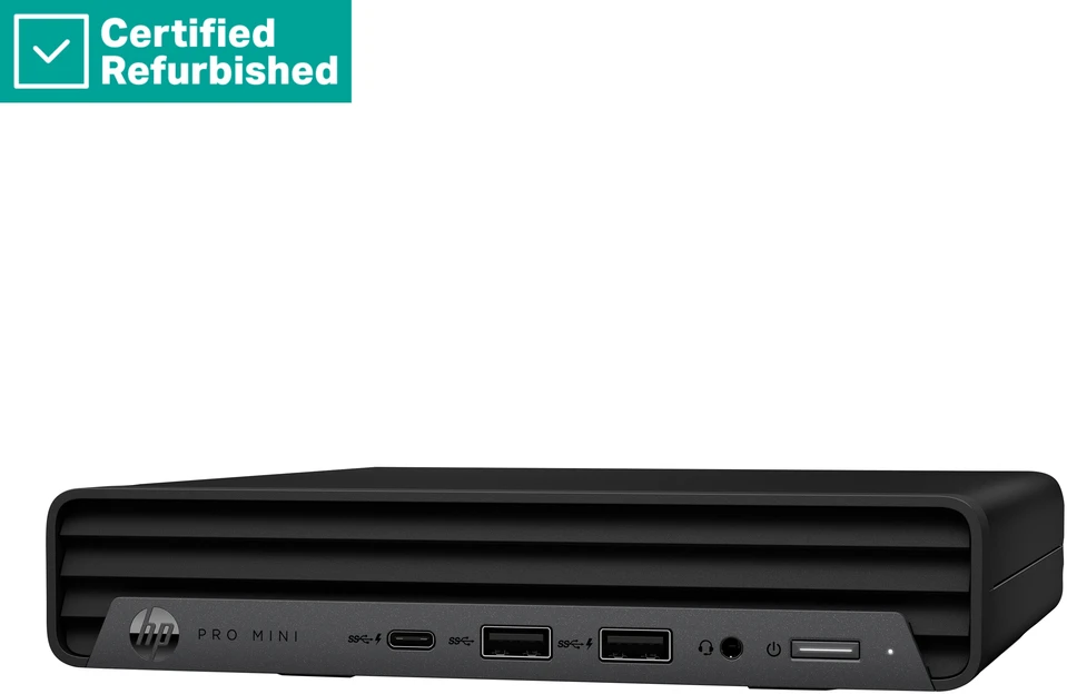 Stacionarus kompiuteris Hewlett Packard (HP) RENEW GOLD HP Pro 400 G9 Mini - i5-14500T, 16GB, 512GB SSD, HDMI, USB Mouse, Win 11 Pro, 1 metai