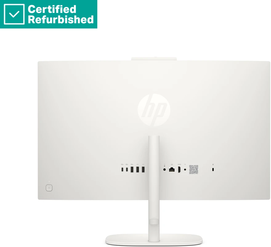 Stacionarus kompiuteris Hewlett Packard (HP) RENEW GOLD HP ProStudio 2 G2i AIO All-in-One 24 - i5-120U, 16GB, 512GB SSD, 23.8 FHD Non-Touch AG, Fixed Stand, USB Mouse, Ceramic Baltas, Win 11 Pro, 1 metai