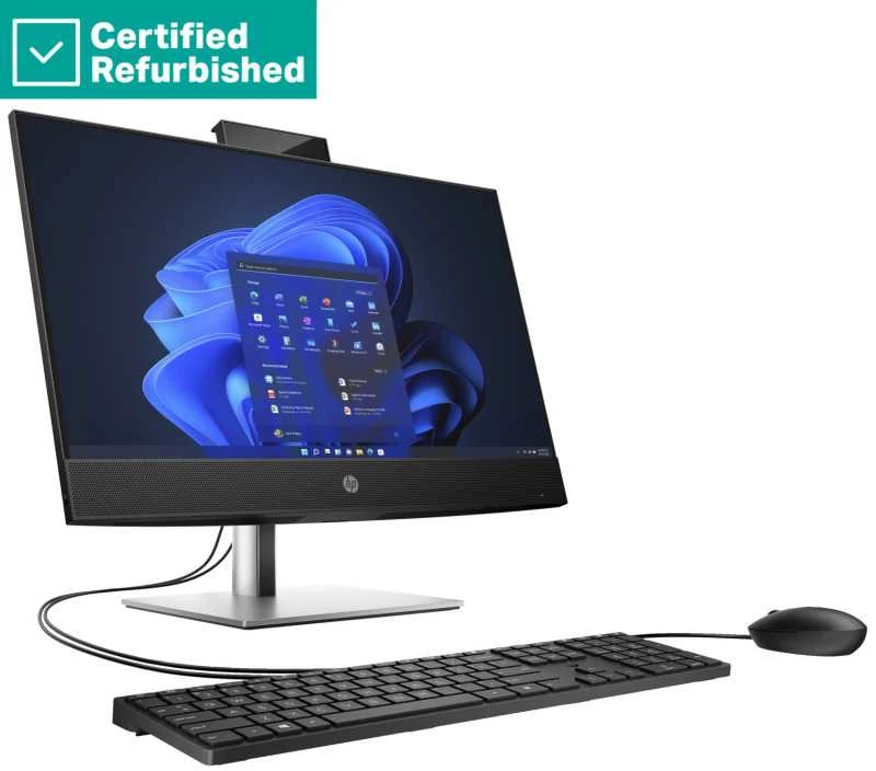 HP Pro 440 G9 AIO kompiuterio komplektas su klaviatūra ir pele