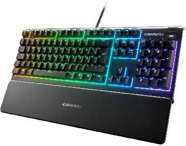 Žaidimų klaviatūra SteelSeries Apex 3, US išdėstymas