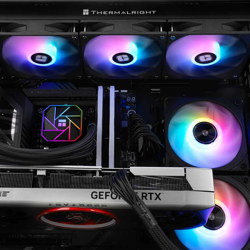 Thermalright Aqua Elite 360 ARGB V3 Juodas (Juodas) Procesoriaus AIO Aušintuvas
