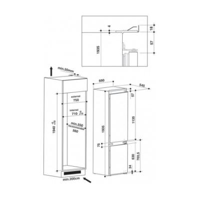 Šaldytuvas Whirlpool SP40 802 EU 2 | Varle.lt