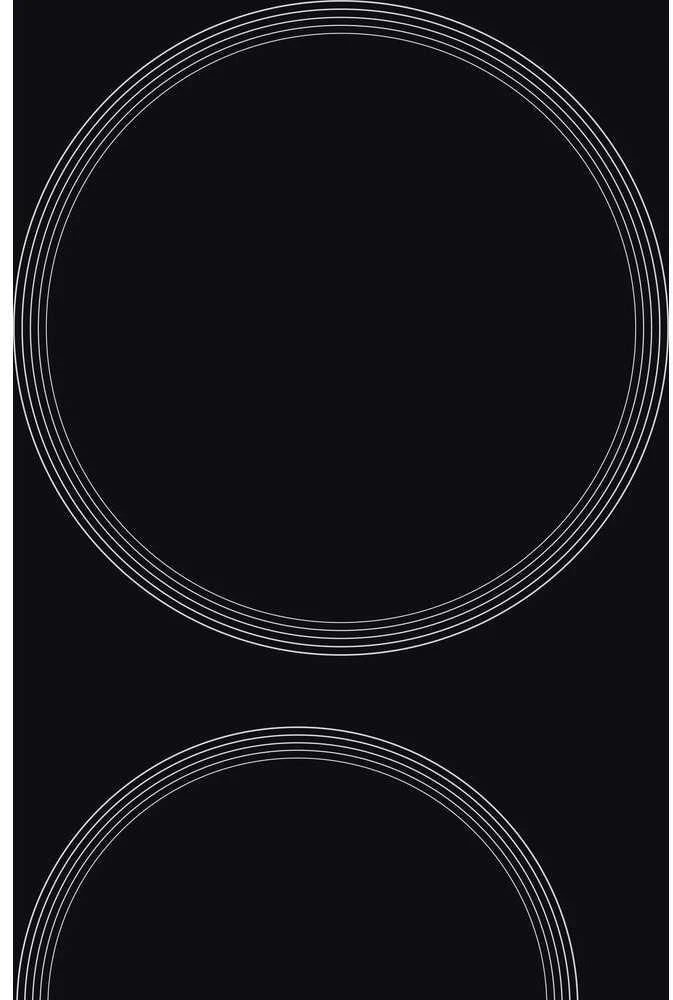 Whirlpool AKT 801/NE kaitlentė Juodas Įmontuojama 58 cm Keraminė kaitlentė 4 zona(s)