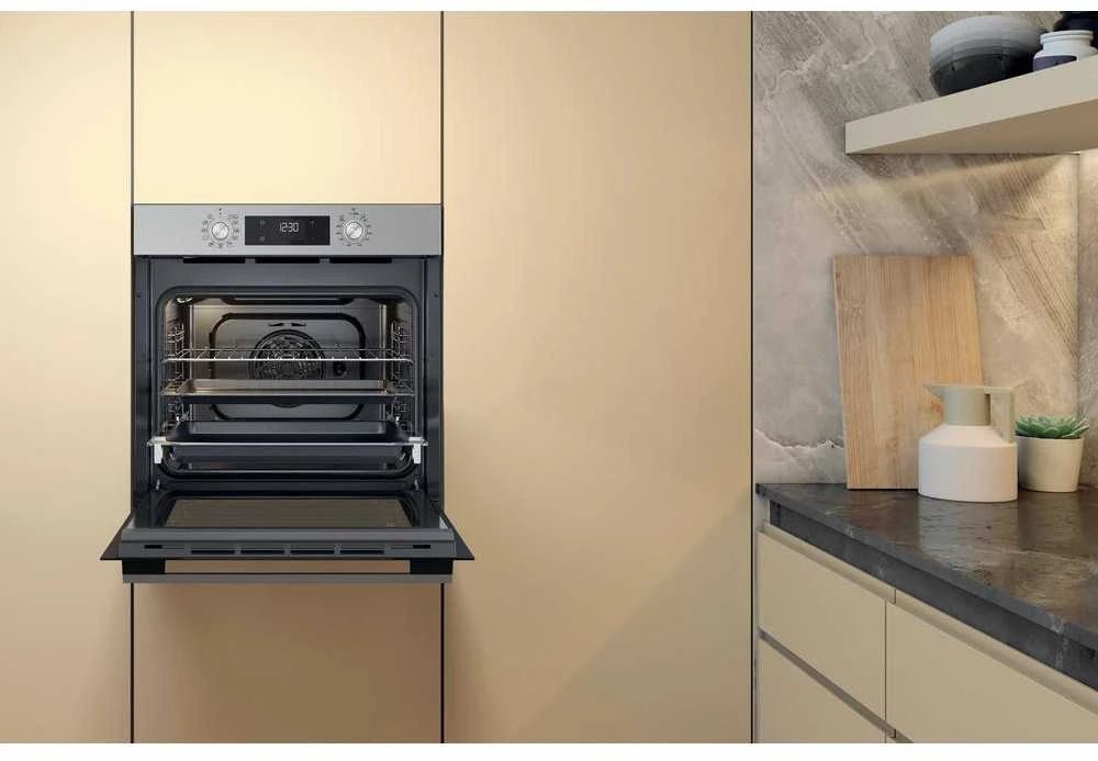 WHIRLPOOL orkaitė OMK58HU1X, plotis 60 cm, energijos klasė A+, nerūdijantis plienas