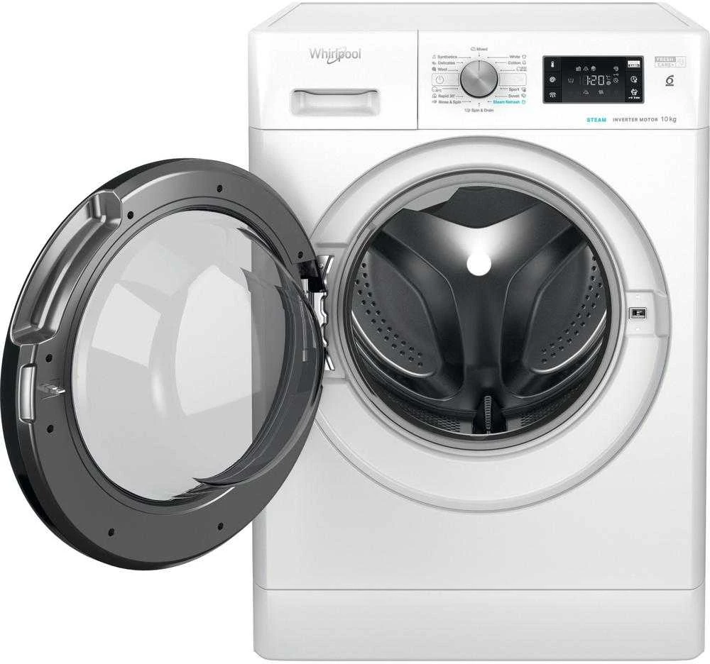 WHIRLPOOL Skalbimo mašina FFB 10469 BV EE, 10 kg, 1400 rpm, Energy class A, Gylis 60.5 cm, Steam refresh