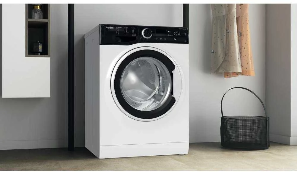 WHIRLPOOL Skalbimo mašina WRBSS 6249 W EU, 6kg, 1200 rpm, Energy class C, Gylis 42.5 cm, Inverter motor