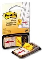 3M Lipnūs žymekliai Post-it Parašas, 25,4 x 43,2 mm, 50 lapelių