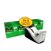3M lipni juosta 19mmX33m kristalinė 16vnt+C60 dozatorius 8-1933R16C60