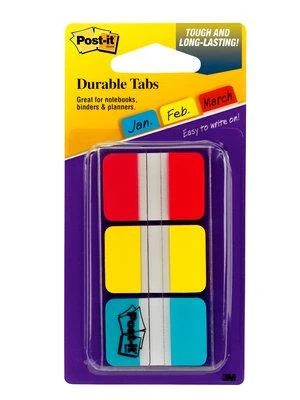Post-it lipnūs žymekliai pakuotėje