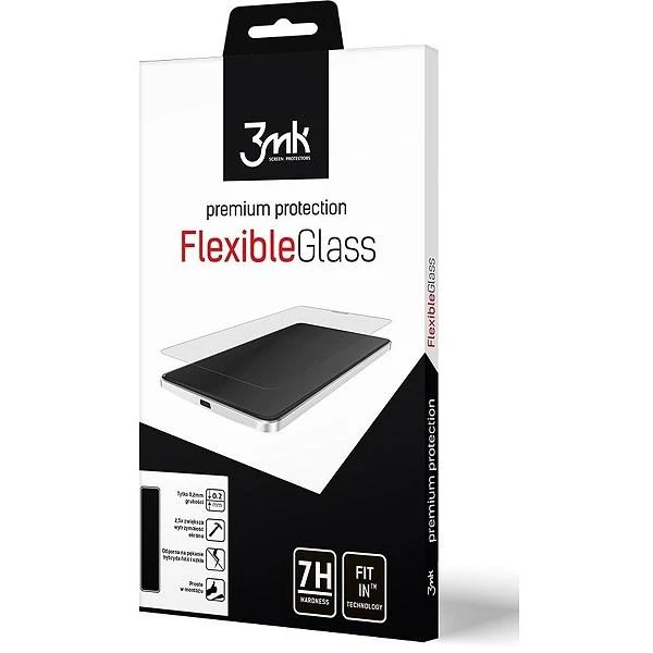 3MK FlexibleGlass ekrano apsauga, Apple, iPhone 7, hibridinis stiklas, skaidrus