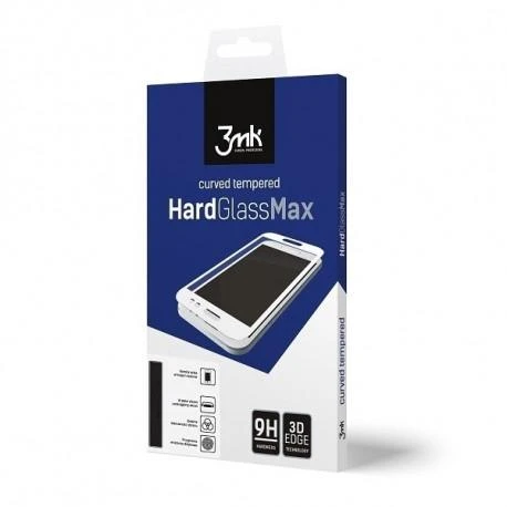 3MK HardGlass Max ekrano apsauga, Apple, iPhone 7 Plus, grūdintas stiklas, skaidrus/Juodas