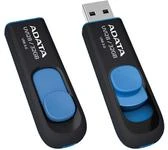 Atmintukas Adata UV128 64GB Juodas/Mėlynas