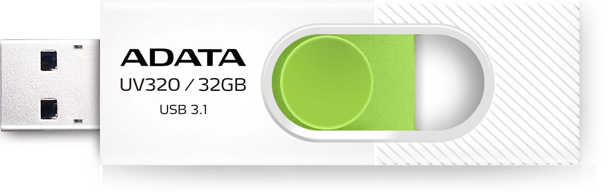 Atmintukas Adata UV320 32GB Baltas/Žalias