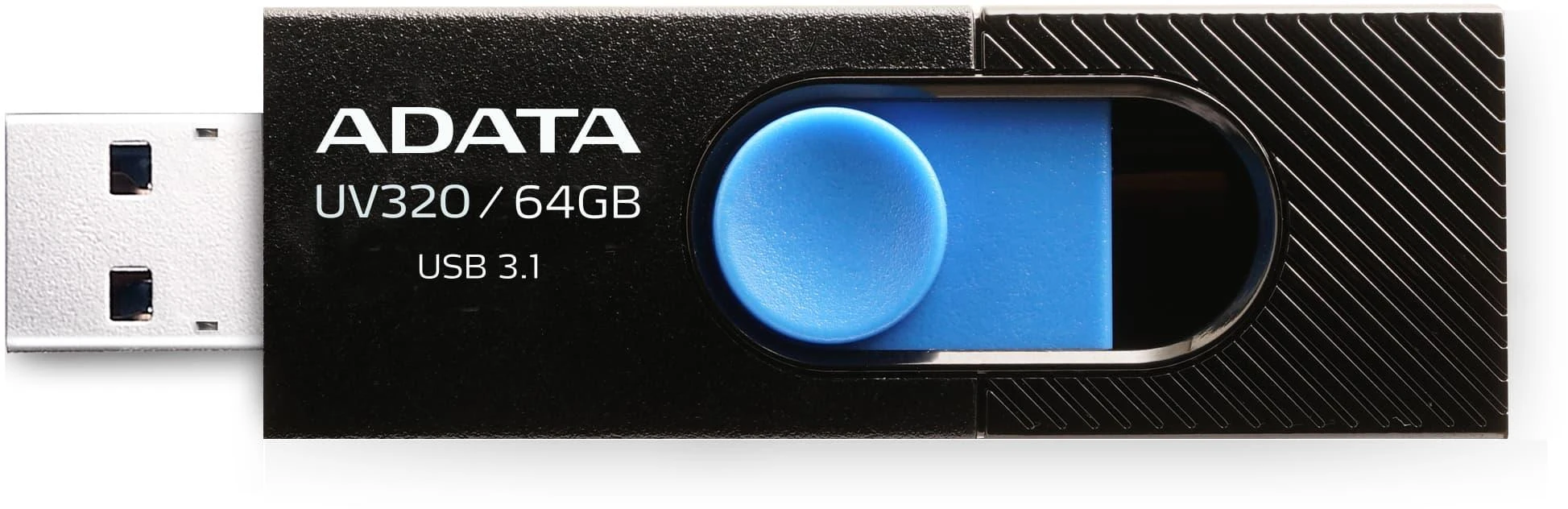 Atmintukas Adata UV320 64GB Juodas/Mėlynas