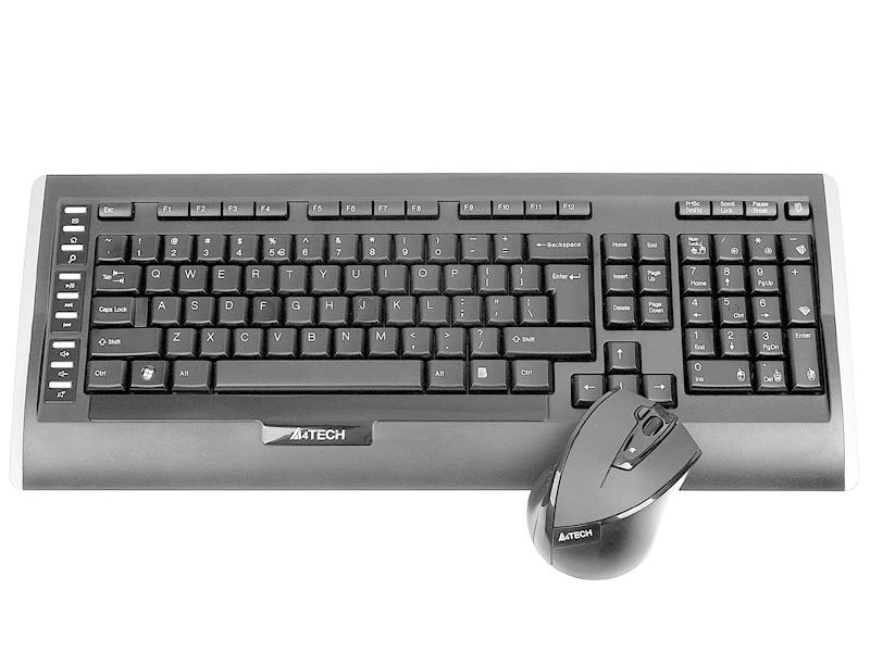 Belaidė klaviatūra su pele A4Tech 9300F