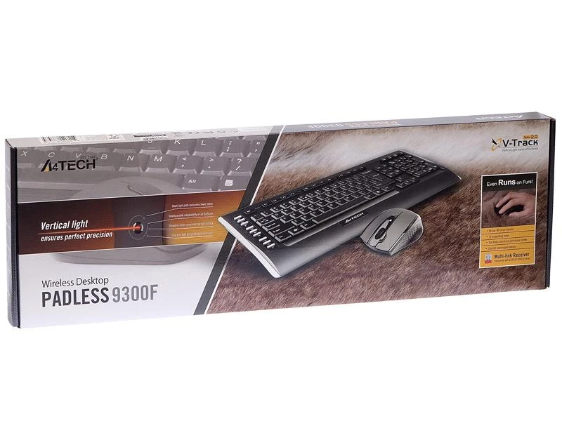 Belaidė klaviatūra su pele A4Tech 9300F