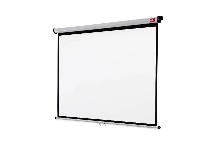 Sieninis projektoriaus ekranas NOBO, 240x181 cm, 4:3, baltas matinis