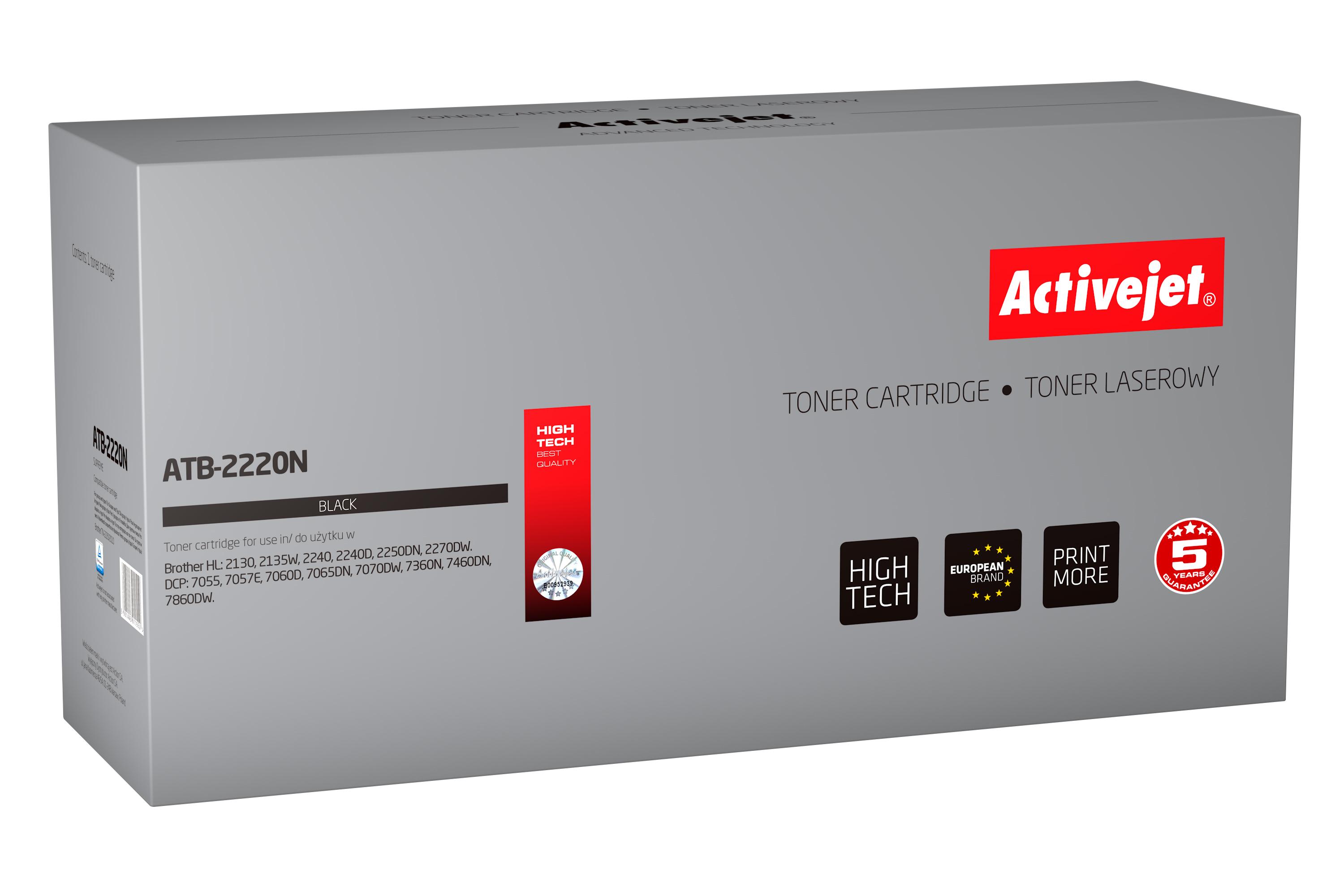 Spausdintuvo Kasetė - Activejet ATB-2220N, Juodas