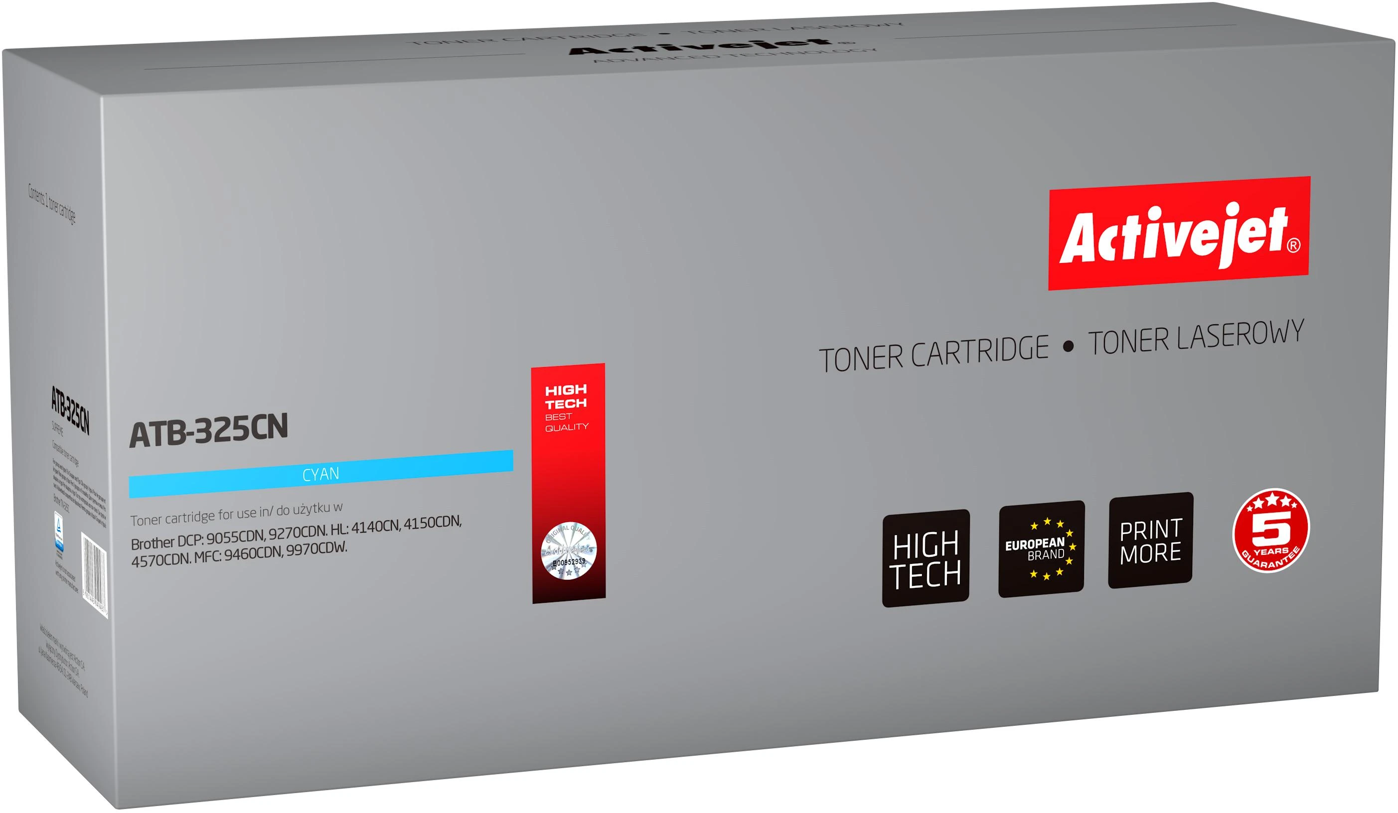 Toneris ActiveJet ATB-325CN | Žydra spalva | 3500 psl. | Brolis TN-325C