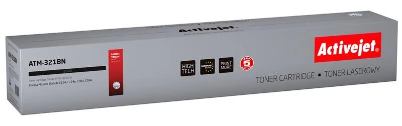 Tonerio Kasetė - Activejet ATM-321BN, 27000 Puslapių, Juoda.