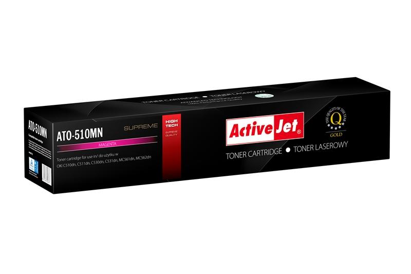 Tonerio Kasetė - Activejet ATO-510MN - Pakaitalas OKI 44469723; Supreme; 5000 Puslapių