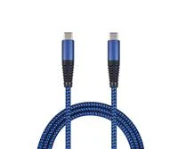 USB kabelis 2GO USB-C - USB-C 1 m mėlynasis (797194)