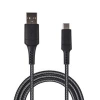 Kabelis USB 2GO USB-B - USB-C 1 m Juodas (795822)