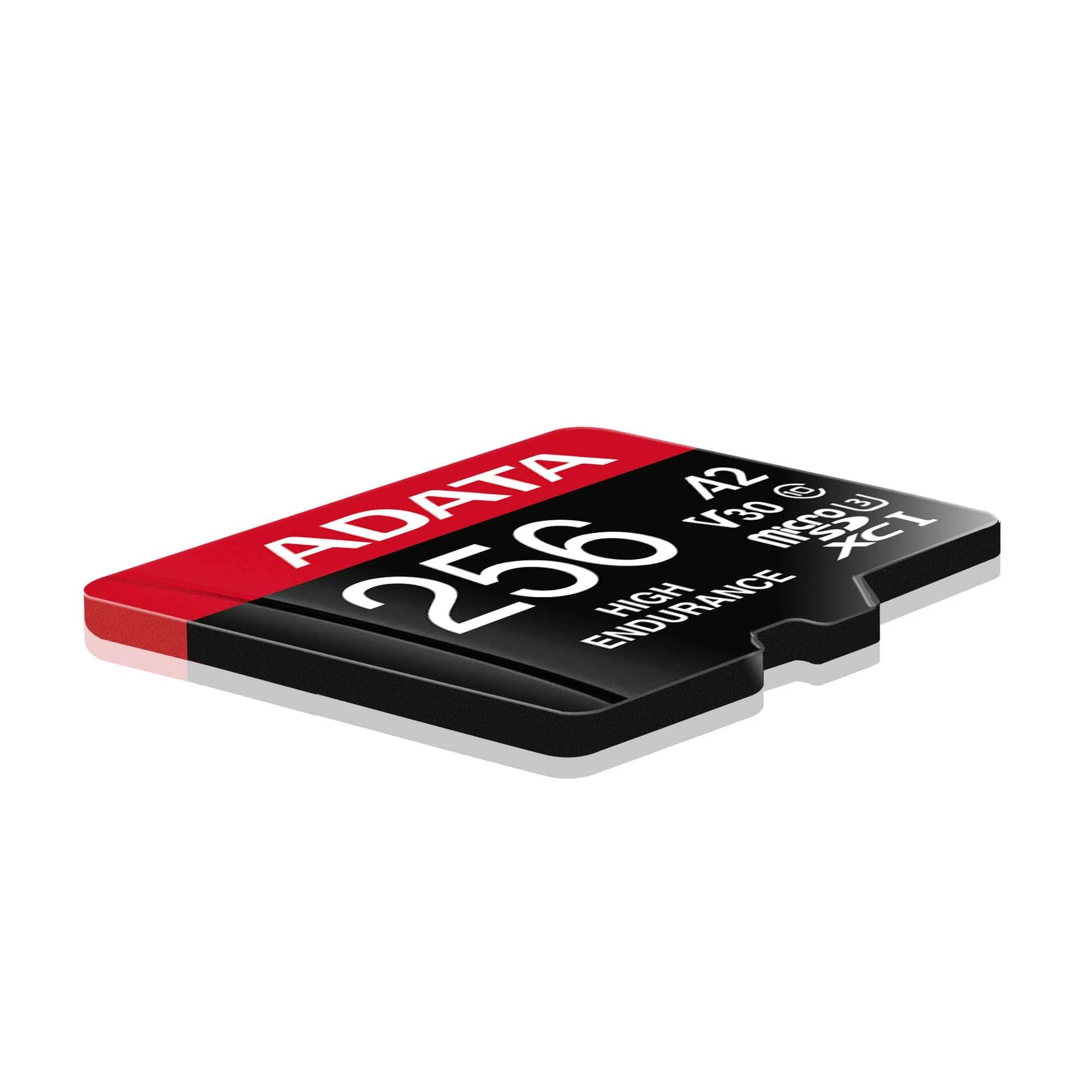 Adata 256GB Micro SD kortelė iš kampo