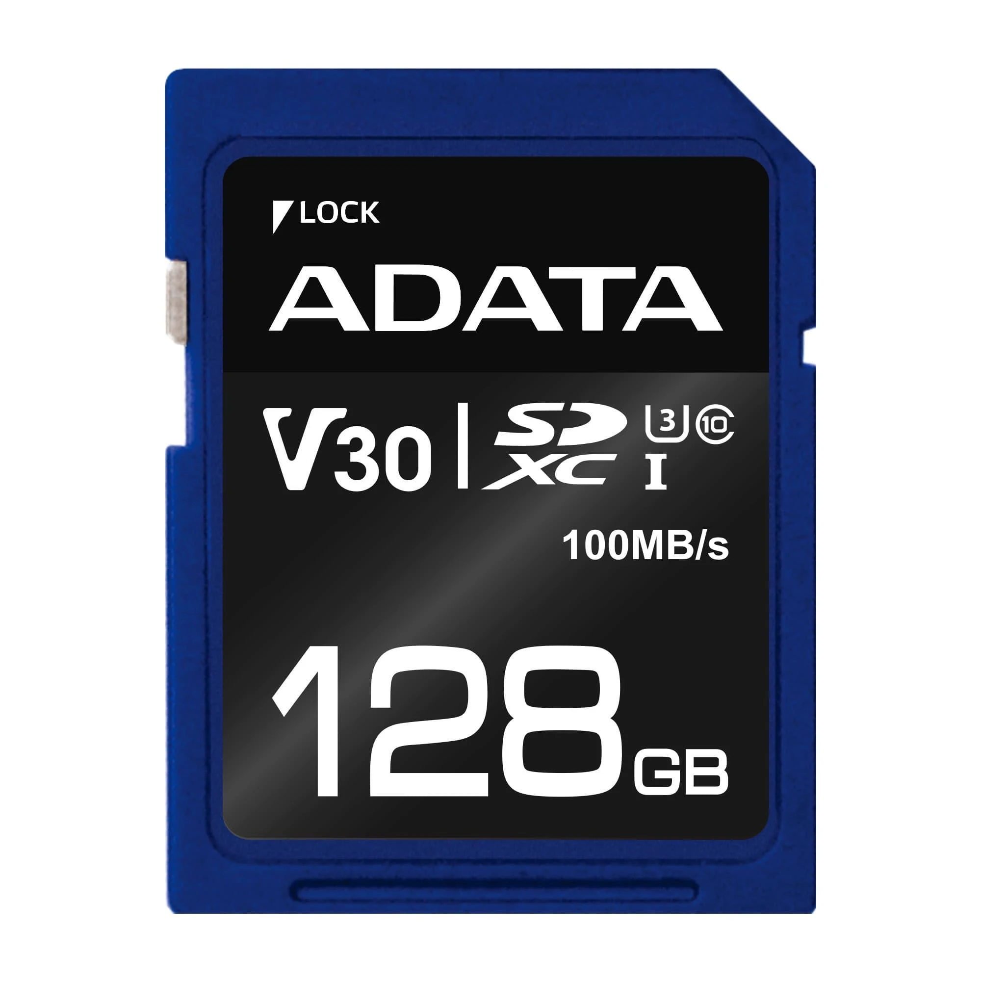 ADATA Premier Pro 128 GB SDXC mėlyna kortelė
