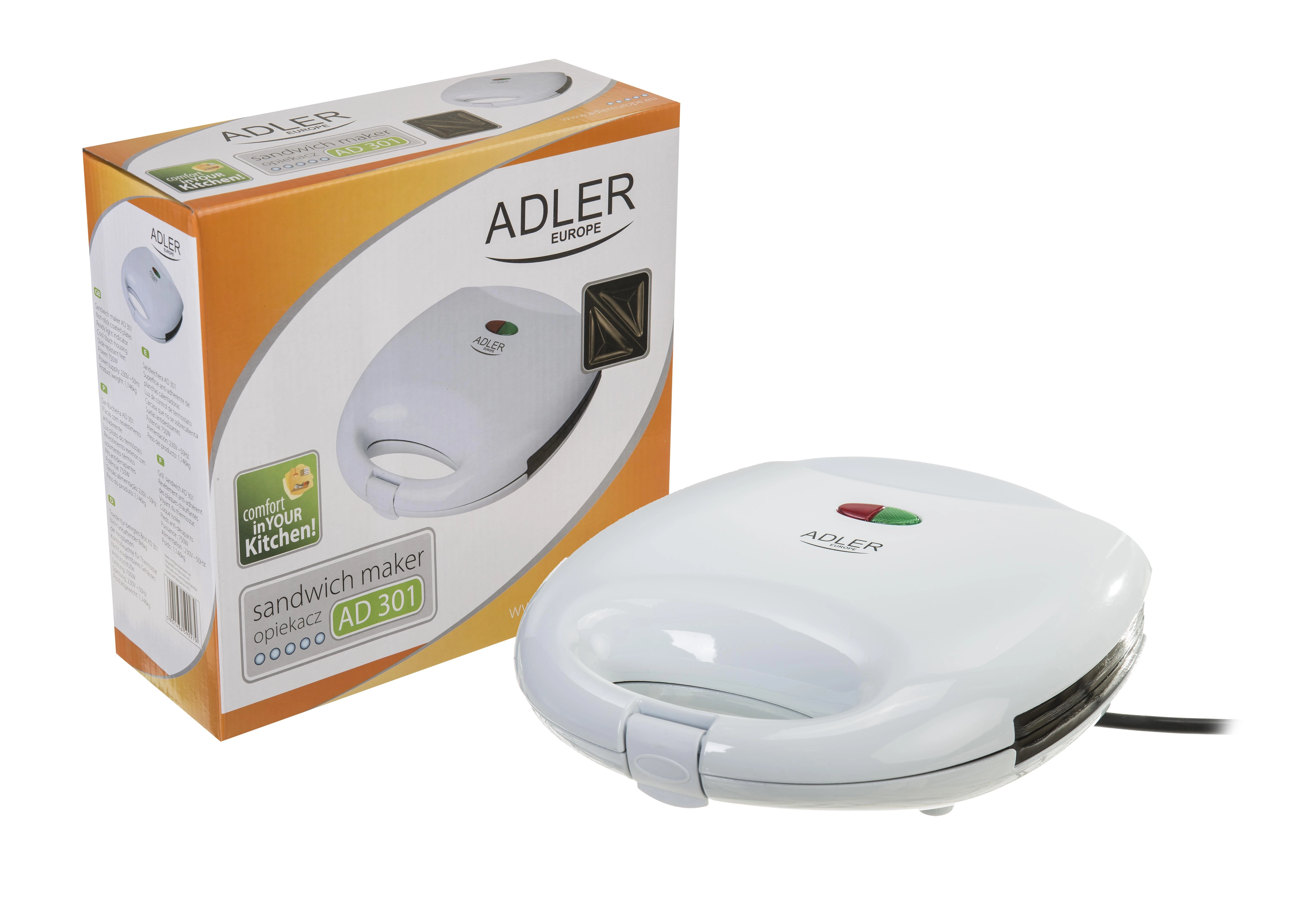 Sumuštinių keptuvas Sumuštinių keptuvė ADLER AD301