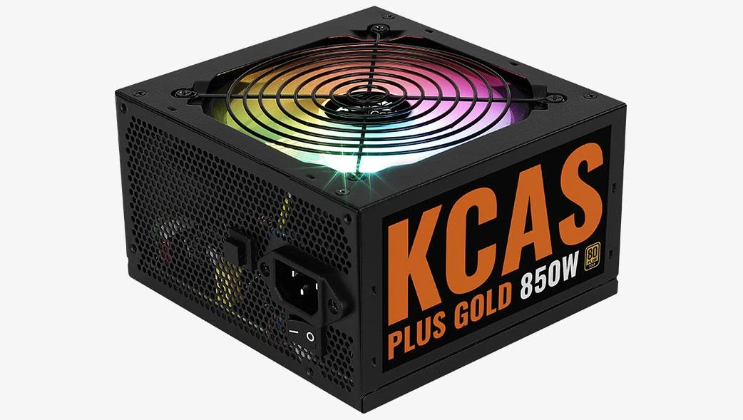 Maitinimo Blokas - Aerocool Kcas Plus, Auksinis, 850W, Juodas