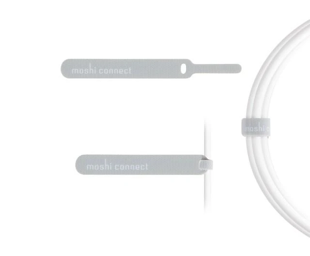 Kabelis USB Moshi USB-A - Lightning 1 m Baltas (MI-LIGHUSB-W)