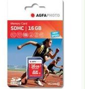 Atminties kortelė „AgfaPhoto“ SDHC kortelė 16 GB didelės spartos, 10 klasės UHS I