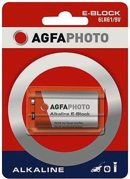 Bat AgfaPhoto Alkaline E-Block 9V 6LR61 1Pack