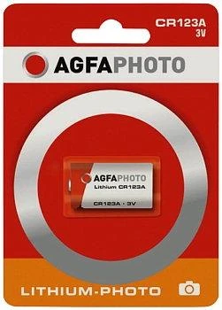 AgfaPhoto CR123A 3V ličio baterija pakuotėje