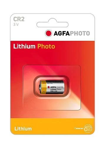 AgfaPhoto CR2 ličio elementas pakuotėje