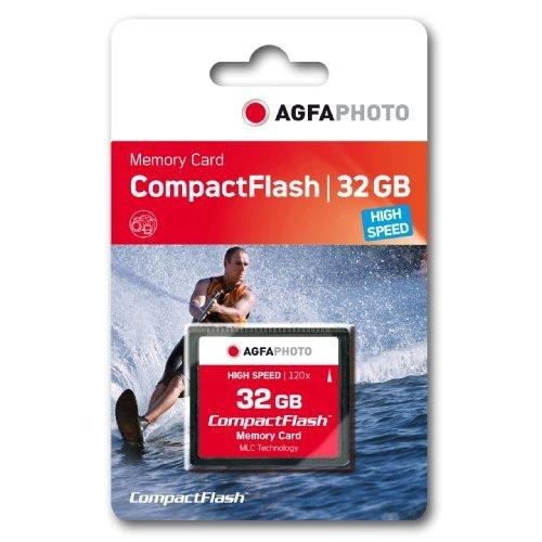 Atminties kortelė AgfaPhoto Compact Flash 32GB didelės spartos 300x MLC