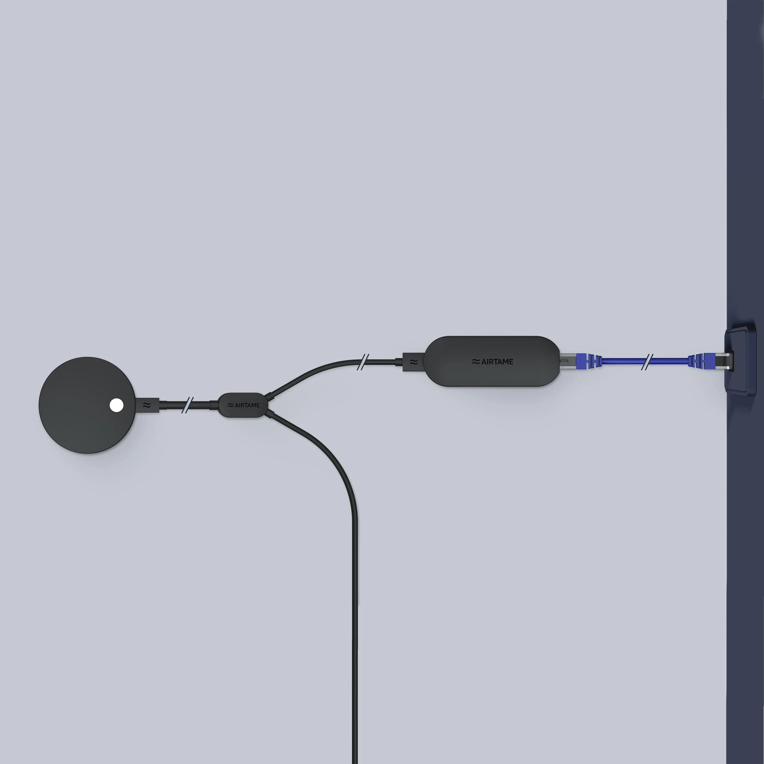 Airtame PoE adapterio sujungimo schema