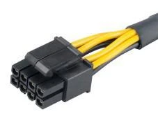 Akasa 4-Pin ATX12V zu 8-Pin EPS12V Adapteris – 15 cm