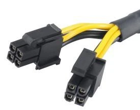 Akasa 4-Pin ATX12V zu 8-Pin EPS12V Adapteris – 15 cm