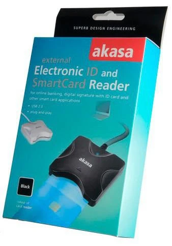 „Akasa“ išorinis kortelių skaitytuvas (AK-CR-03BKV2)
