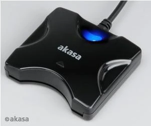 „Akasa“ išorinis kortelių skaitytuvas (AK-CR-03BKV2)