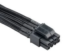 Akasa ATX/EPS 8 kontaktų-ATX/EPS 8 kontaktų, 0,4 m, Juodas (AK-CBPW08-40BK)