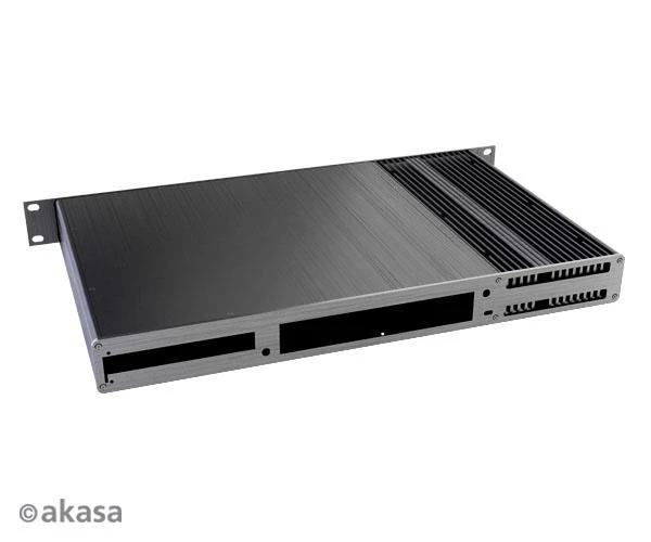 Akasa Galileo TU3 Thin-Mini-ITX 1U case, OEM - juodas