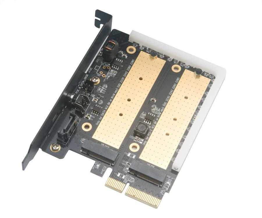 Akasa AK-PCCM2P-03 - PCIe - M.2 - Juodas - 32 Gbit/s - 0 - 55 °C