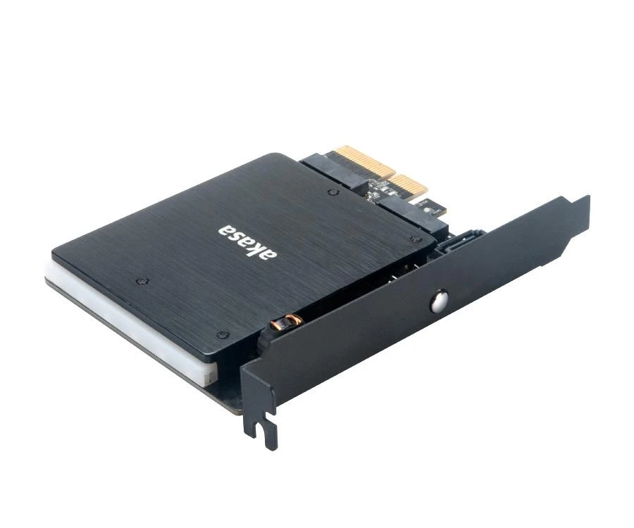 Akasa AK-PCCM2P-03 - PCIe - M.2 - Juodas - 32 Gbit/s - 0 - 55 °C