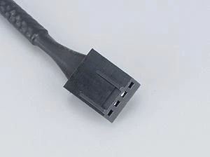 Kabelis AKASA 4-pin PWM, 0.3m, juodas AK-CBFA01-30 / AK-0010