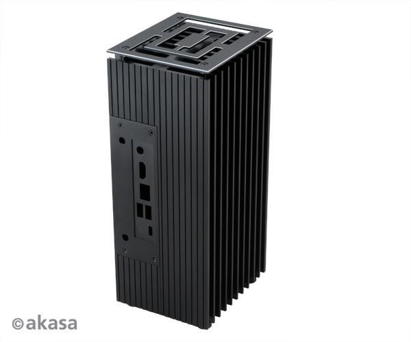 Akasa Turing Fanless obudowa UCFF (Intel NUC), OEM – juoda